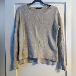LOFT Light Gray Knit Sweater